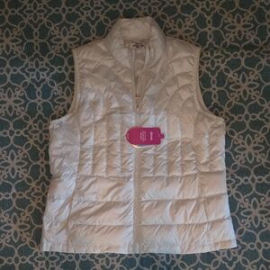 Be Inspired White Quilted Vest